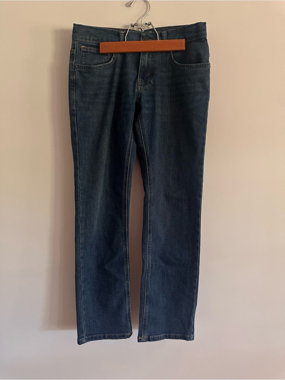 Women's Levi Dark Blue Straight-Leg Jeans